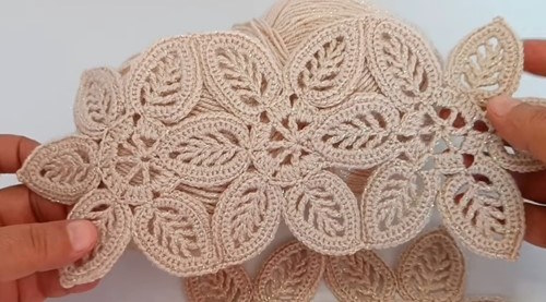 Crochet Runner with Three Connected Motifs